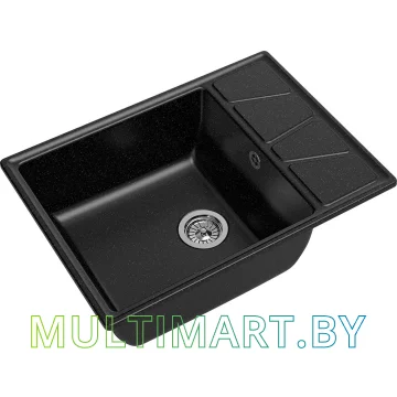 Кухонная мойка GranFest GF-V-680L (черный) картинка 2